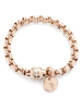 U.S. Polo Assn. Rosévergold. Armband mit Kristallen