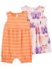 carter's 2tlg. Outfit in Orange/ Rosa
