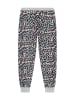 Minoti 2-delige set: pyjama's zwart/grijs/meerkleurig