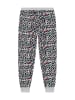 Minoti 2-delige set: pyjama's zwart/grijs/meerkleurig