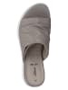 s.Oliver Sleehakslippers grijs