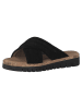 s.Oliver Leren slippers zwart