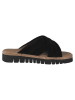 s.Oliver Leren slippers zwart
