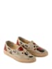Streetfly Slippersy w kolorze beżowym ze wzorem