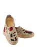 Streetfly Slippersy w kolorze beżowym ze wzorem
