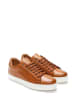 British Passport Leren sneakers bruin