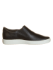 Ecco Skórzane slippersy "Soft Classic" w kolorze czarnym