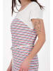 alife and kickin Kleid "Clarice" in Weiß/ Blau/ Rot