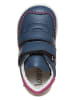 lamino SkÃ³rzane sneakersy w kolorze granatowym