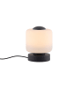 LeuchtenDirekt Lampa stołowa LED "Bota" w kolorze czarno-białym - wys. 12,5 cm