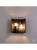 JUST LIGHT. Lampa ścienna "Drain" w kolorze jasnobrązowo-czarnym - 30 x 28 x 15 cm