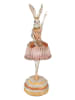 Clayre & Eef Decoratief figuur "Konijn" lichtroze - (B)11 x (H)35 x (D)11 cm