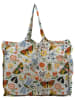 Folkifreckles Shopper bag "Bugs" ze wzorem - 42 x 36 x 12 cm