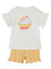 vertbaudet 2tlg. Outfit in Creme/ Gelb