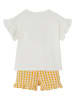 vertbaudet 2tlg. Outfit in Creme/ Gelb