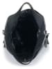 Mila Blu Leren handtas zwart - (B)39 x (H)31 x (D)5 cm
