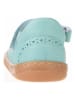 BO-BELL Leren ballerina's met bandje turquoise