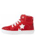 BO-BELL Leren sneakers rood/wit