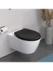 Schütte Toiletbril met softclose zwart