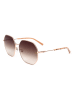 MCM Damskie okulary przeciwsłoneczne w kolorze różowozłotym