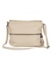 Lucca Baldi Leder-Umhängetasche "Montepulciano" in Creme - (B)36 x (H)23 x (T)10 cm