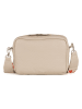 Anna Morellini Leren schoudertas beige - (B)22 x (H)17 x (D)9 cm