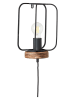 Brilliant Wandlamp "Tosh" zwart - (H)14 cm