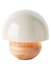 Brilliant Tischleuchte "Nalam" in Hellbraun/ Weiß - (H)20 x Ø 20 cm