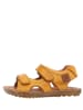 Naturino Skórzane sandały w kolorze żółtym