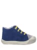 Naturino Leder-Sneakers in Dunkelblau/ Grau