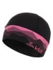 Kilpi Mütze "Tail" in Schwarz/ Pink