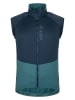Kilpi 2-in-1 softshelljas "Zin" donkerblauw/turquoise