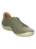 Think! Leder-Schnürschuhe "Kapsl" in Khaki