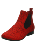 Think! Leder-Chelsea-Boots "Guad 2" in Rot