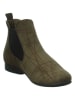 Think! Leder-Chelsea-Boots "Guad 2" in Khaki