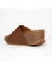 Sunbay Sleehakslippers "Toluca" lichtbruin