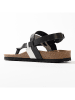Sunbay Sandalen "Gove" in Schwarz/ Silber