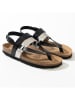 Sunbay Sandalen "Gove" in Schwarz/ Silber