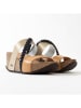Sunbay Keilpantoletten "Palta" in Beige/ Schwarz