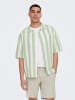 ONLY & SONS Blouse "Caiden" - regular fit - groen/wit