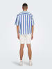 ONLY & SONS Koszula "Caiden" - Regular fit - w kolorze niebiesko-białym