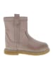 Andrea Conti Leder-Boots in Rosa