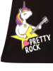 Denokids Sukienka "Unicorn Rock" w kolorze czarnym