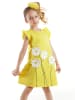 Denokids Sukienka "Yellow Daisy" w kolorze żółtym