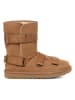 UGG Skórzane kozaki zimowe "W Classic Short Hybrid" w kolorze jasnobrązowym