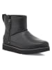 UGG Leren boots "Classic Zip Mini" zwart