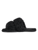 UGG Pantoffels met lamsvacht "Maxi Curly Scuffetta" zwart