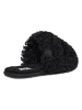 UGG Skórzane kapcie "Maxi Curly Scuffetta" w kolorze czarnym