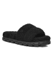 UGG Skórzane kapcie "Cozetta Curly" w kolorze czarnym