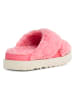 UGG Pantoffels "Fuzz Sugar Cross Slide" lichtroze